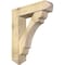 Ekena Millwork Olympic Arts and Crafts Rough Sawn Bracket w/ Offset Brace, Douglas Fir, 8"W x 32"D x 38"H BKT0806X32X38OLY03RDF - alternate 1